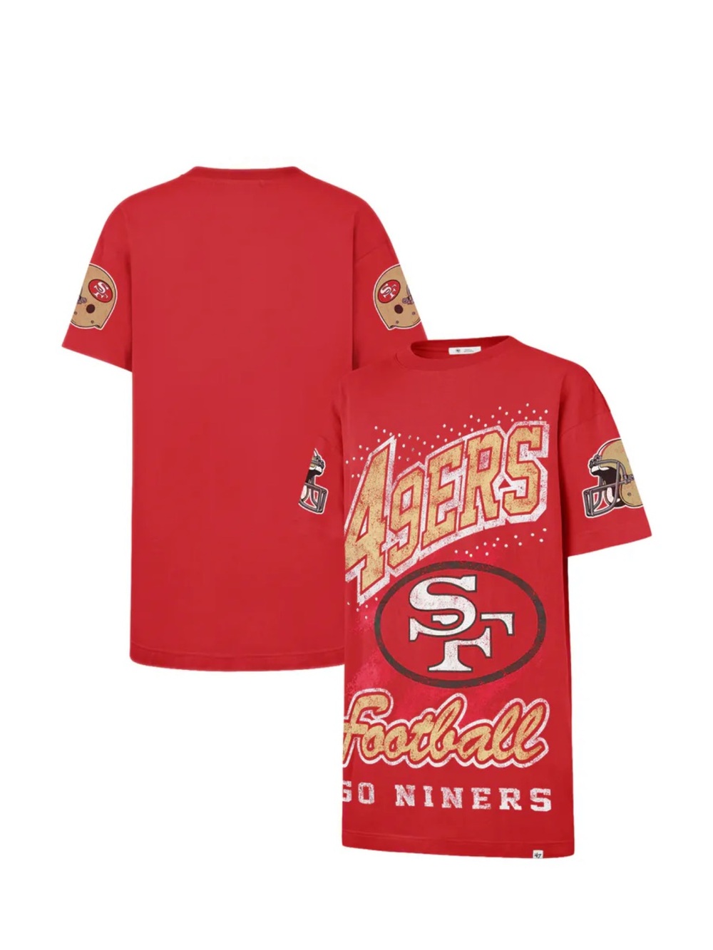 San Francisco 49ers Red shirt dress